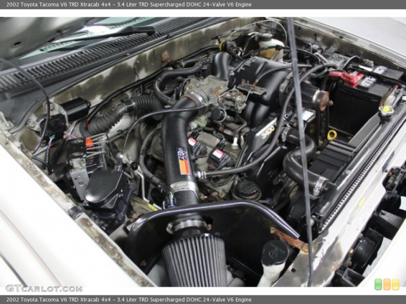 ... DOHC 24-Valve V6 Engine on the 2002 Toyota Tacoma V6 TRD Xtracab 4x4