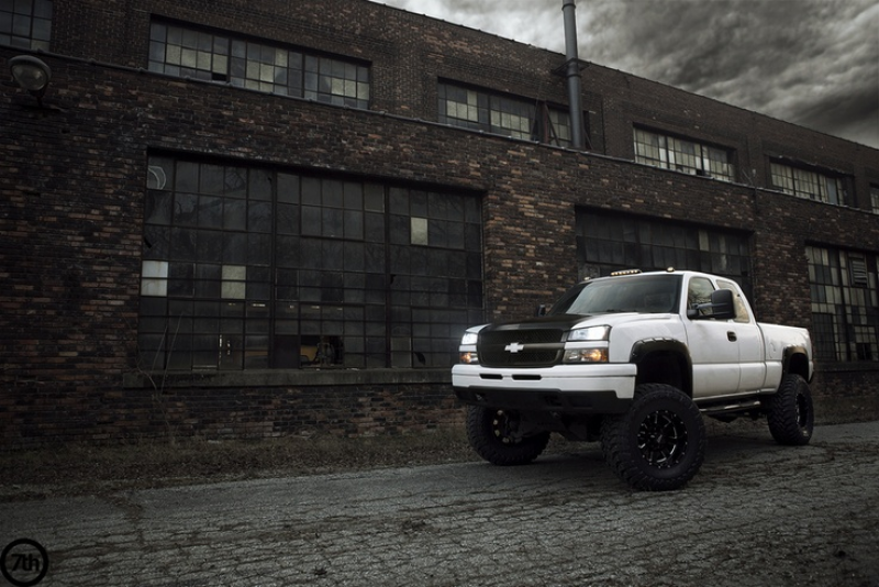 Lifted Turbo Diesel Chevy Truck