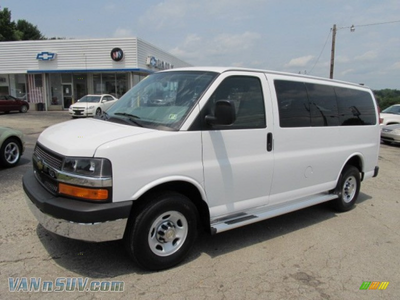 2011 Chevrolet Express LT 3500 Passenger Van in Summit White - 122250 ...