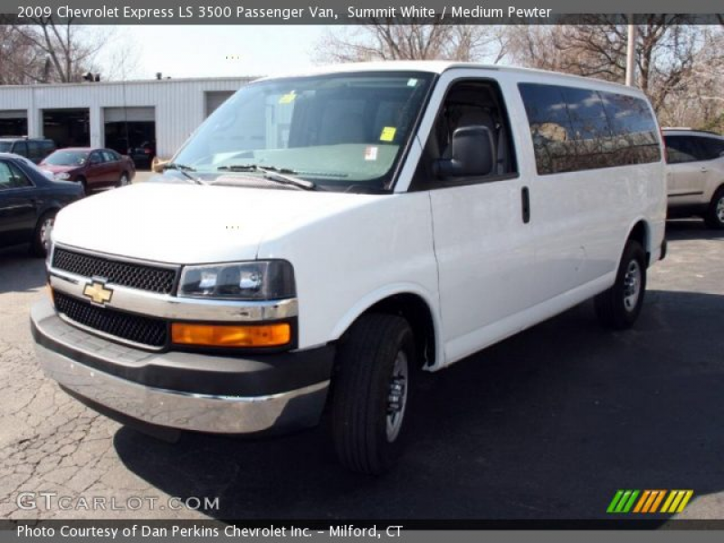 2009 Chevrolet Express LS 3500 Passenger Van in Summit White. Click to ...