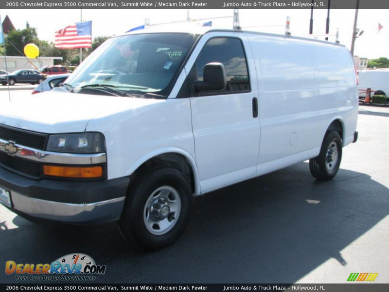 2006 Chevrolet Express 3500 Commercial Van Summit White / Medium Dark ...