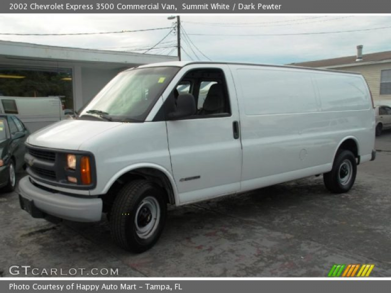 2002 Chevrolet Express 3500 Commercial Van in Summit White. Click to ...