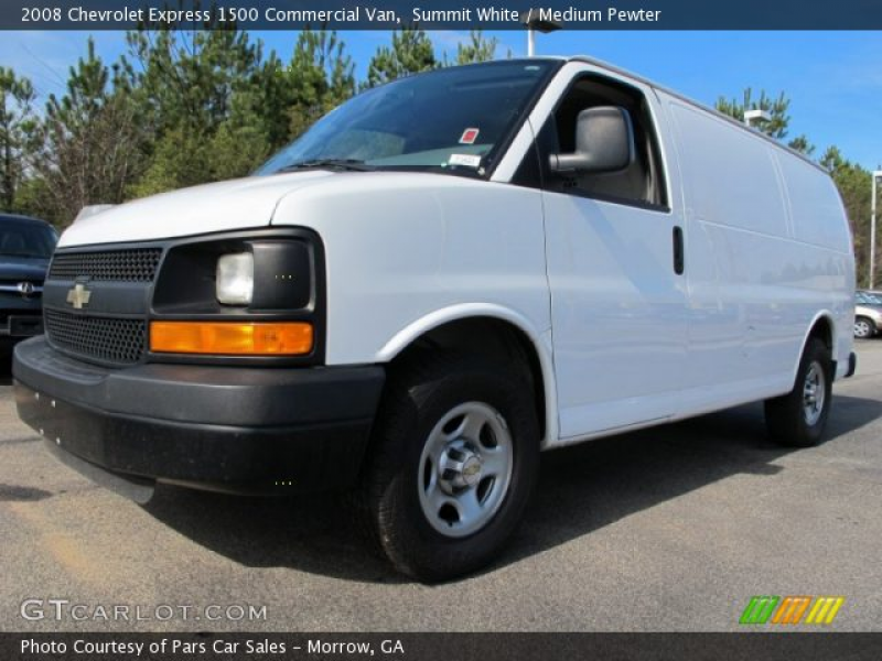 2008 Chevrolet Express 1500 Commercial Van in Summit White. Click to ...