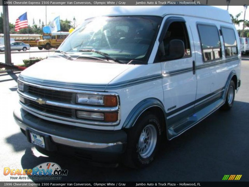 1996 Chevrolet Express 1500 Passenger Van Conversion Olympic White ...