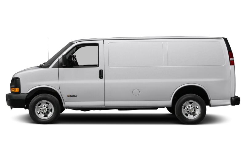 2015 Chevrolet Express 3500 Minivan Van Work Van Rear wheel Drive ...