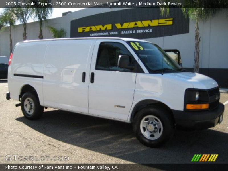 2005 Chevrolet Express 2500 Commercial Van in Summit White. Click to ...