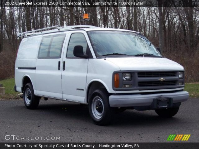 2002 Chevrolet Express 2500 Commercial Van in Summit White. Click to ...