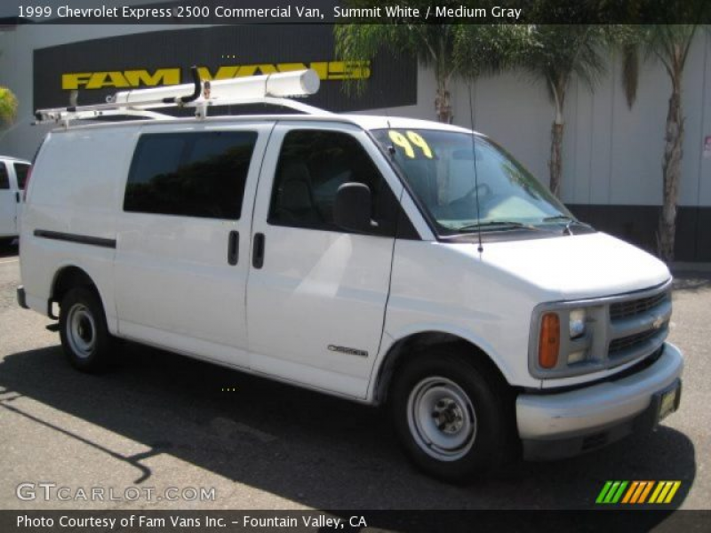 1999 Chevrolet Express 2500 Commercial Van in Summit White. Click to ...