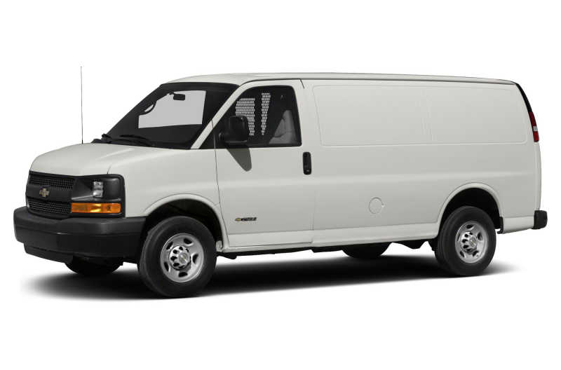 2014 Chevrolet Express 3500 Minivan Van Work Van Rear wheel Drive ...