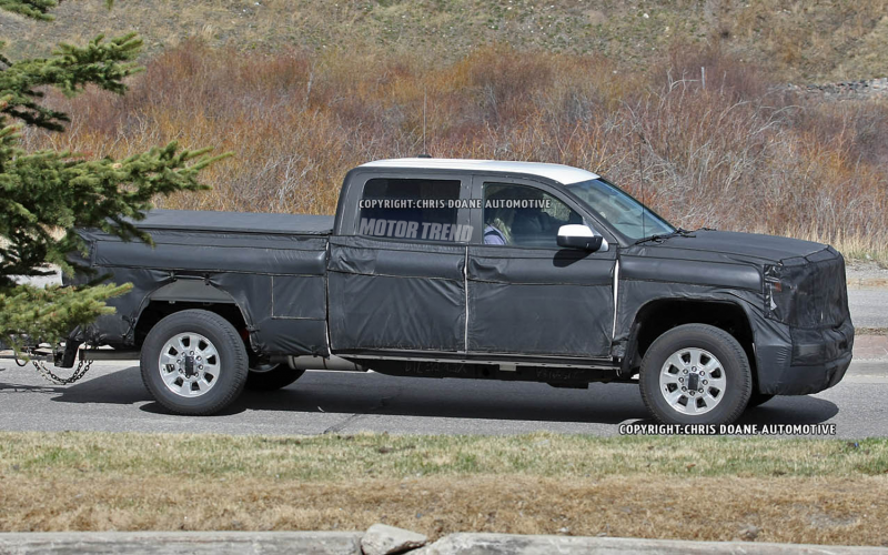Spied! 2014 Chevy Silverado 1500, 2500 HD Mules Spotted Testing Photo ...