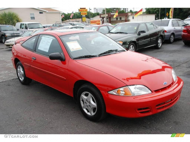 2002 chevrolet cavalier coupe bright red color graphite interior 2002 ...