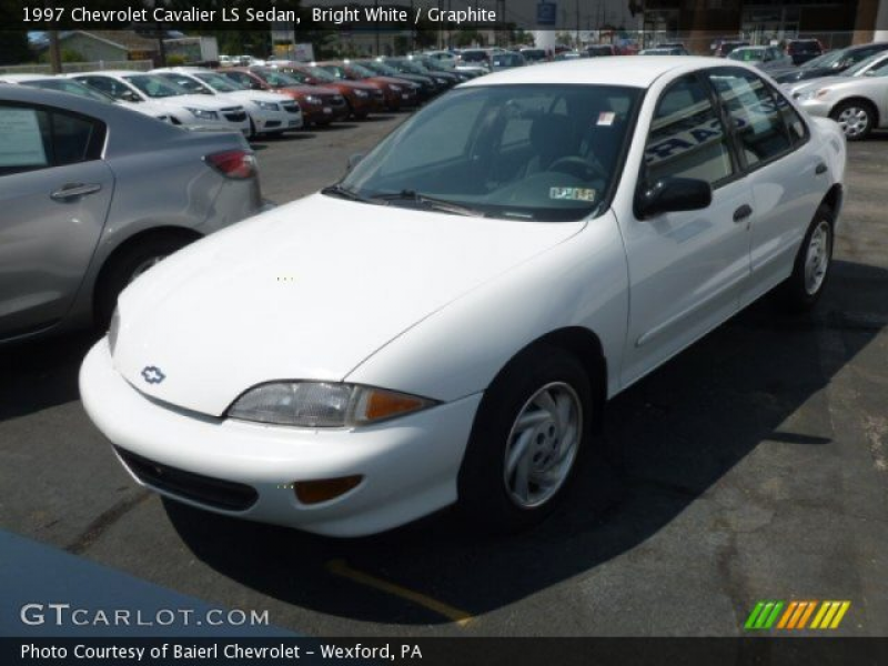 1997 Chevrolet Cavalier LS Sedan in Bright White. Click to see large ...