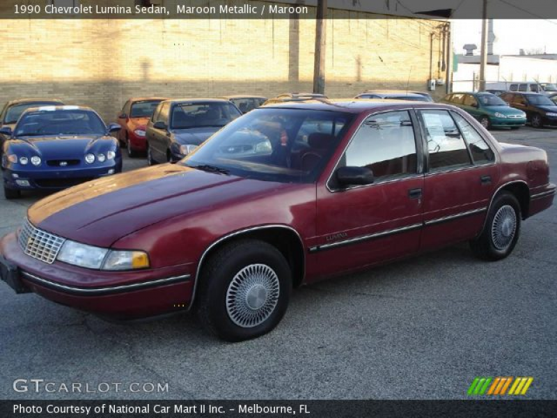 1990 Chevrolet Lumina Sedan in Maroon Metallic. Click to see large ...