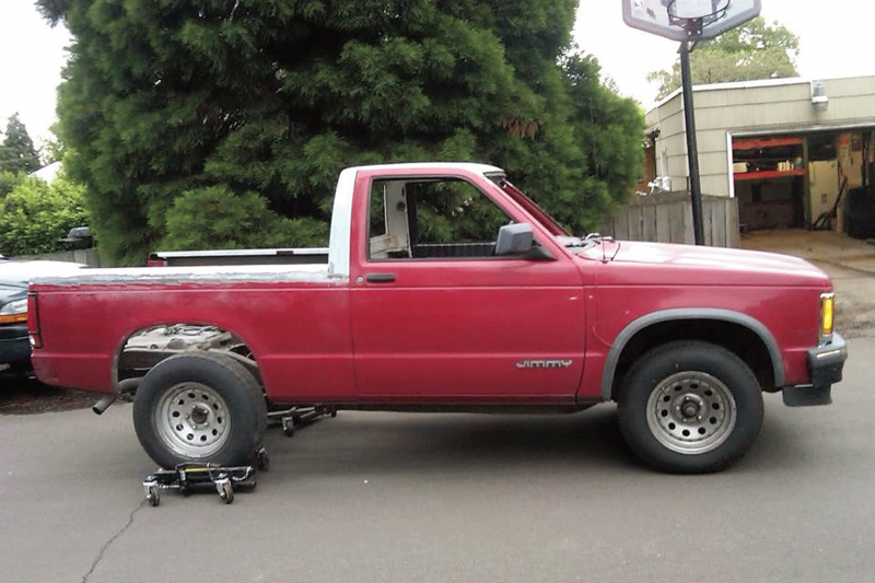 1994 Chevy S 10 Blazer With Top Removed