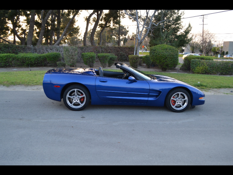2002 Chevrolet Corvette Convertible Electron Blue