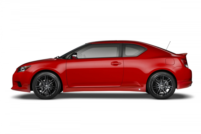 The 2013 Scion tC Absolute Red Edition.
