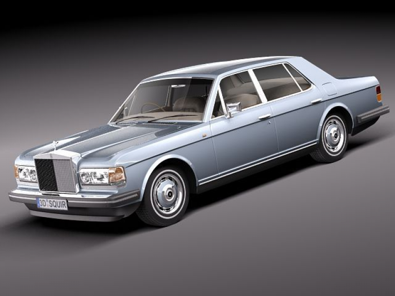 Rolls Royce silver spirit spur 1980 - 1998... 3D model