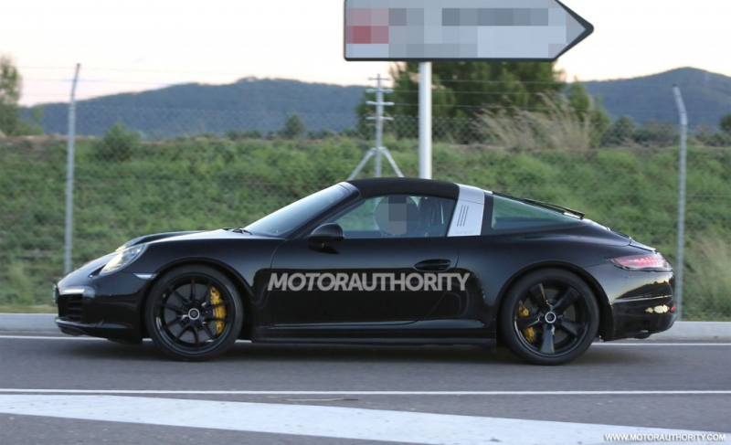 2016 Porsche 911 Targa facelift spy shots - S. Baldauf/SB-Medien