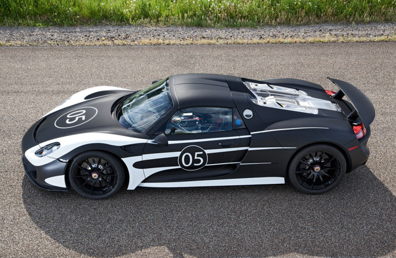 The Porsche 918 Spyder is on the road: Dr. Ing. h.c. F. Porsche AG ...