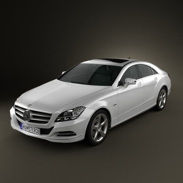3D model of Mercedes-Benz CLS-Class (W218) 2012