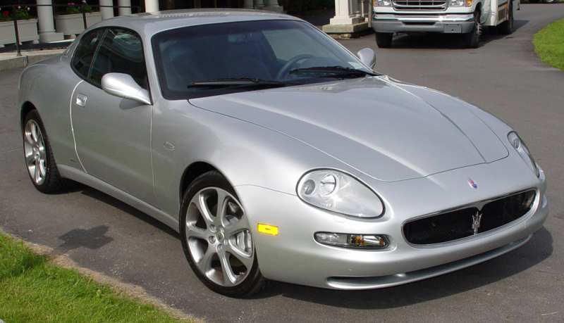 2003 Maserati Coupe - Silver - Front Angle