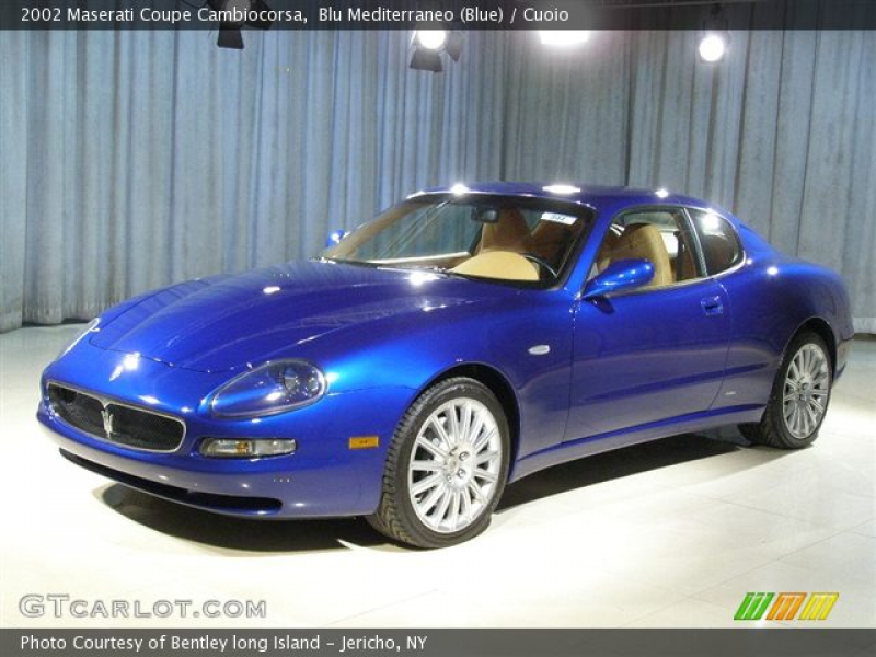 2002 Maserati Coupe Cambiocorsa in Blu Mediterraneo (Blue). Click to ...