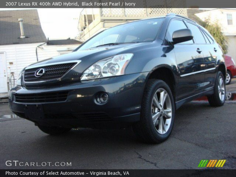 2007 Lexus RX 400h AWD Hybrid in Black Forest Pearl. Click to see ...