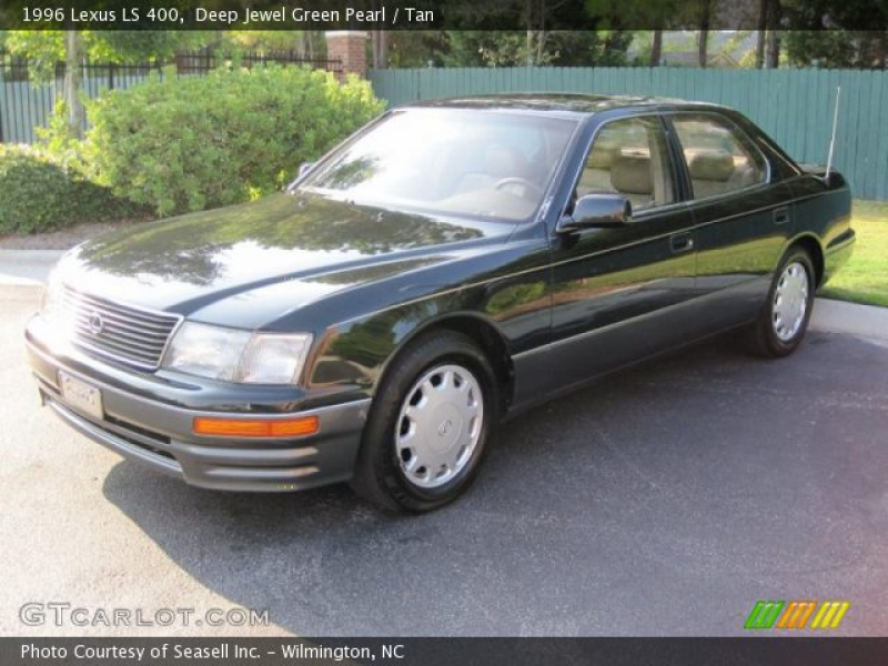 1996 Lexus LS 400 in Deep Jewel Green Pearl. Click to see large photo.