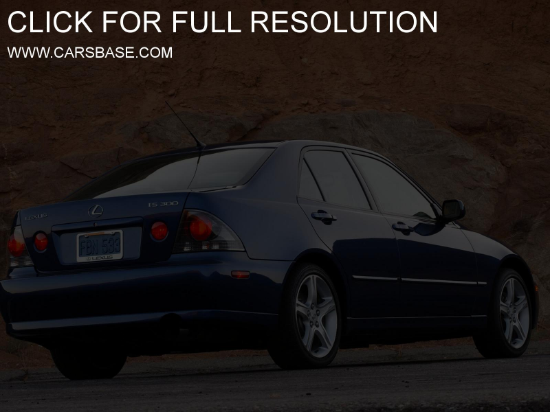 Photo of Lexus IS 300 #8912. Image size: 1600 x 1200. Upload date ...