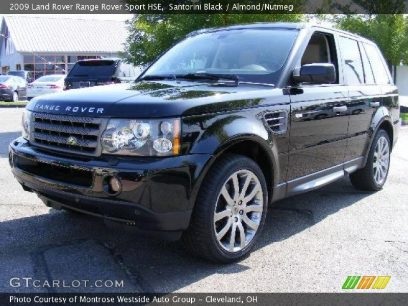 2009 Land Rover Range Rover Sport HSE in Santorini Black. Click to see ...