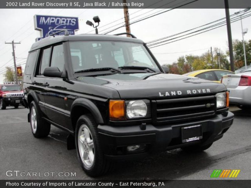 2002 Land Rover Discovery II SE in Java Black. Click to see large ...