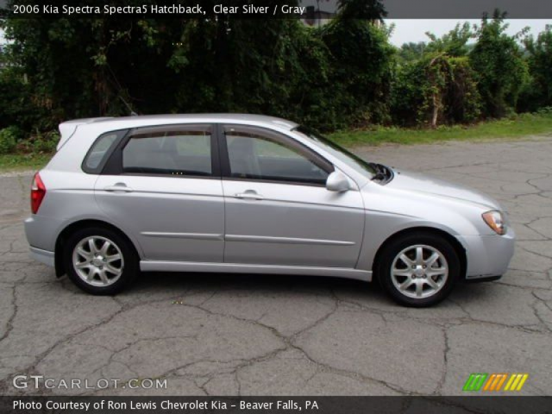 2006 Kia Spectra Spectra5 Hatchback in Clear Silver. Click to see ...