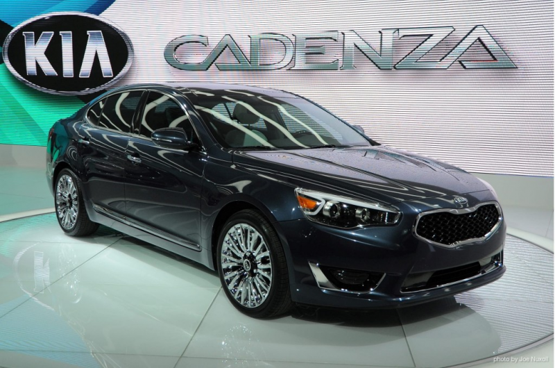 ... Kia Cadenza Concept written piece which is labeled within KIA, and
