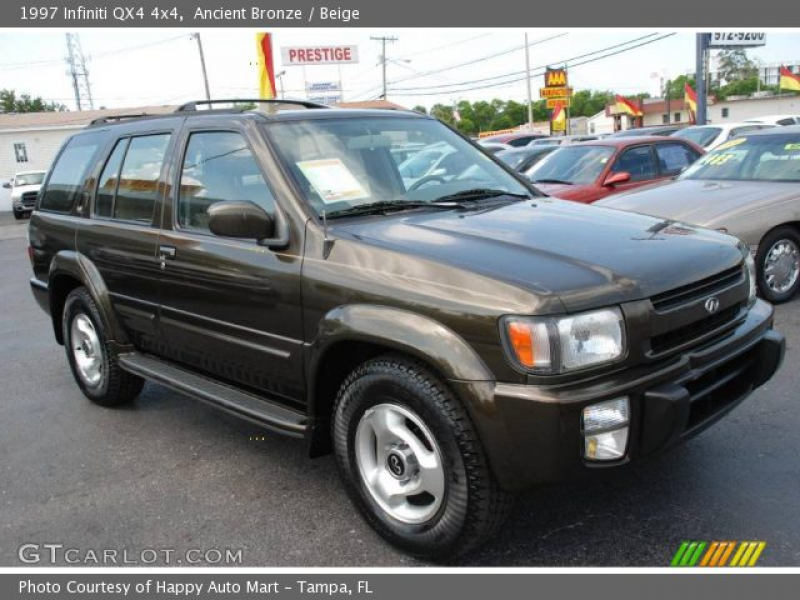 1997 Infiniti QX4 4x4 in Ancient Bronze. Click to see large photo.