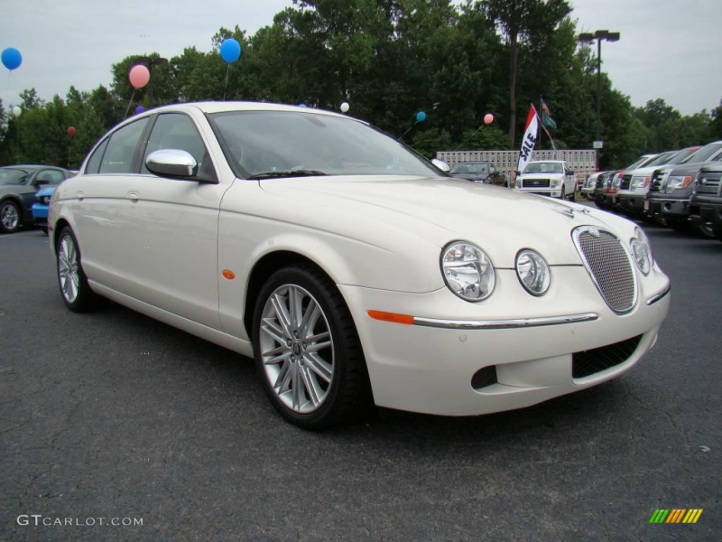 2008 jaguar s type 3 0 porcelain white color champagne interior 2008 s ...