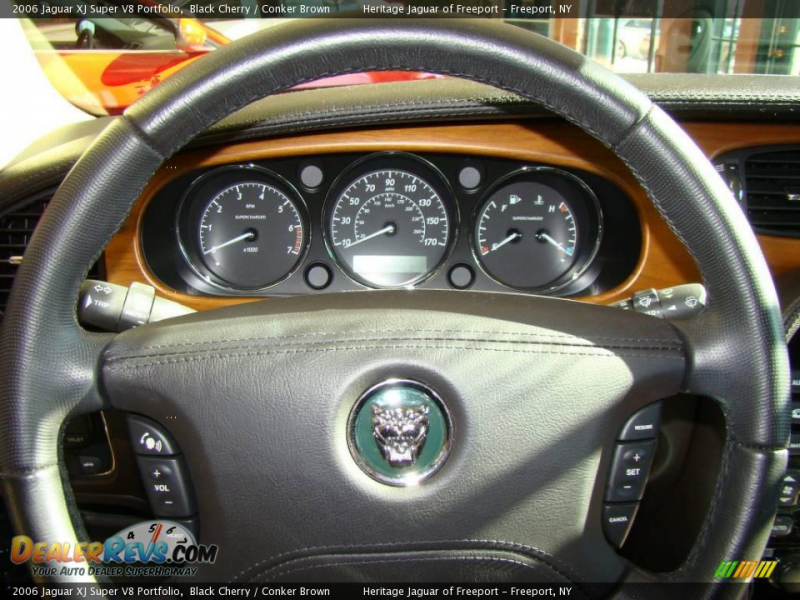 2006 Jaguar XJ Super V8 Portfolio Black Cherry / Conker Brown Photo ...