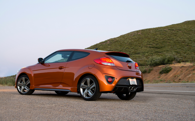 2013 Hyundai Veloster Turbo Rear Left Side View