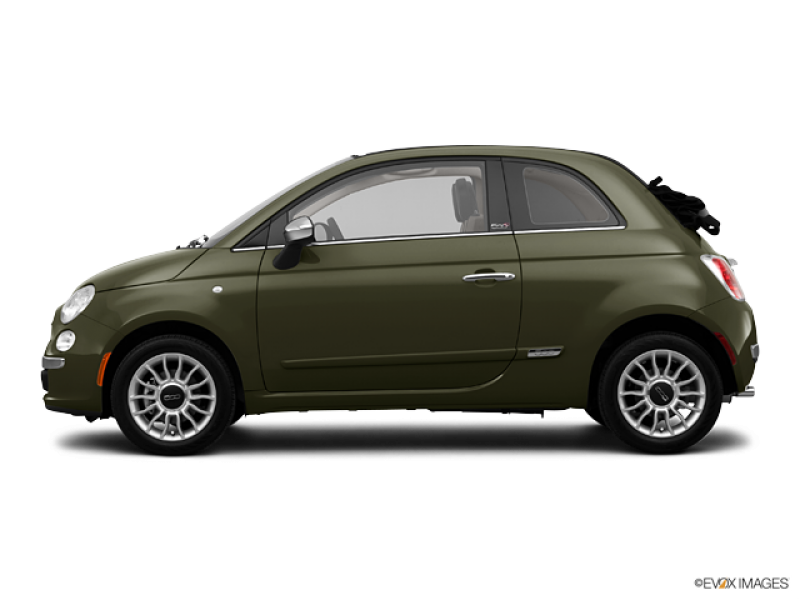 2013 Fiat 500c - Olive Green (verde oliva)