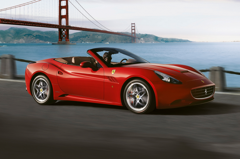 2014 Ferrari California In Motion Side View