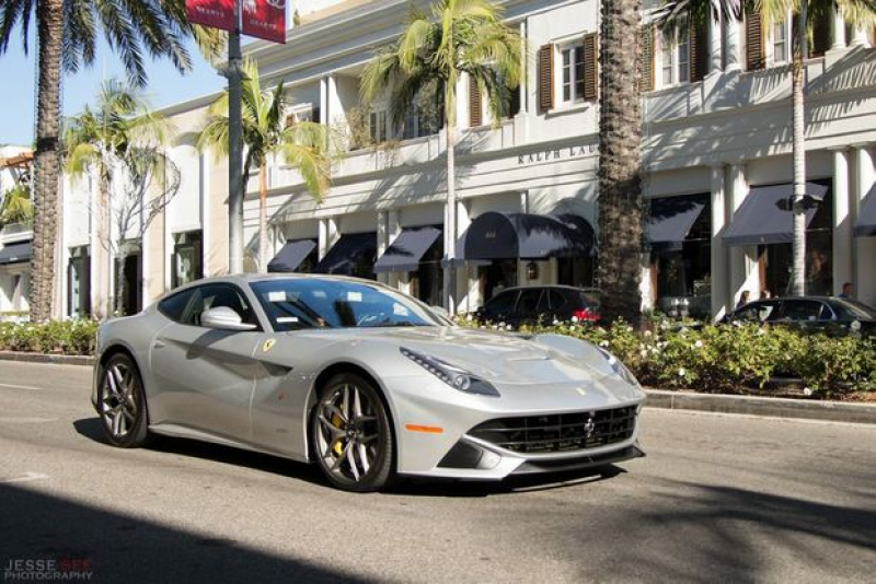 ... Ferrari F12berlinetta, spotted in Beverly Hills at the end of last