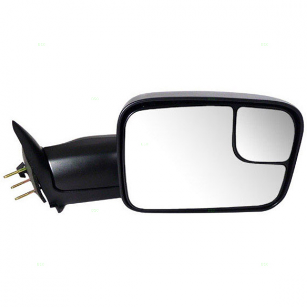 ... Manual Tow Towing Mirror Glass Housing 94-02 Dodge Pickup Truck