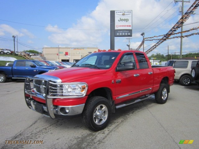 2009 Dodge Ram 2500 Big Horn Edition Quad Cab 4x4 in Flame Red ...