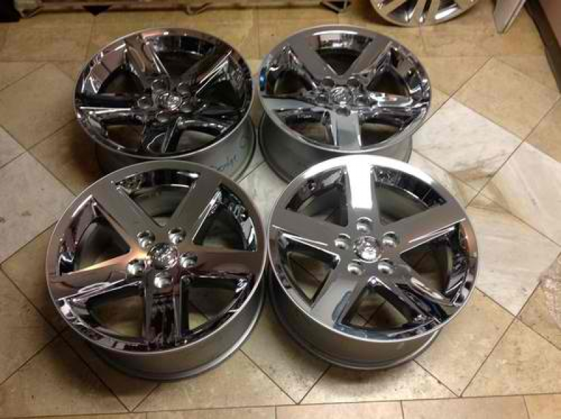 NICE SET OF 20? DODGE RAM CHROME CLAD RIMS. THESE RIMS ARE IN ...