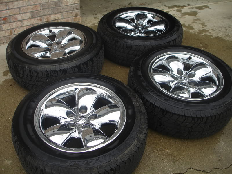 Stock 20" Rims and Tires for a 2005 Dodge Ram 1500