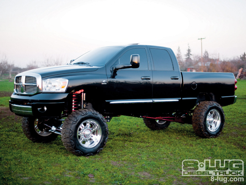 2007 Dodge Ram 2500 Lifted Truck Side View