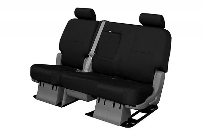 Coverking® - 2nd Row Poly Cotton Custom Black Seat Covers