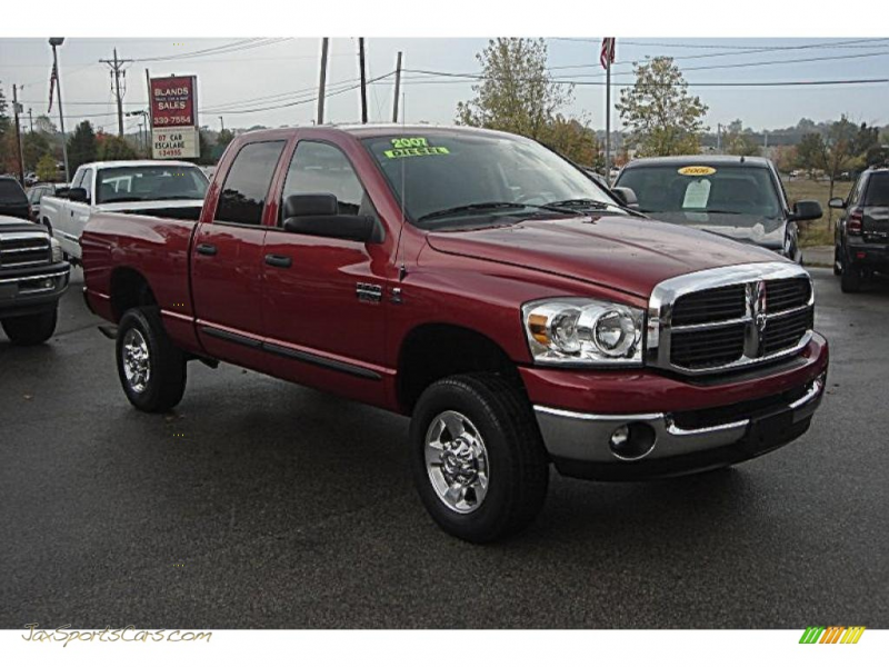 2007 Dodge Ram 2500 Big Horn Edition Quad Cab 4x4 in Inferno Red ...
