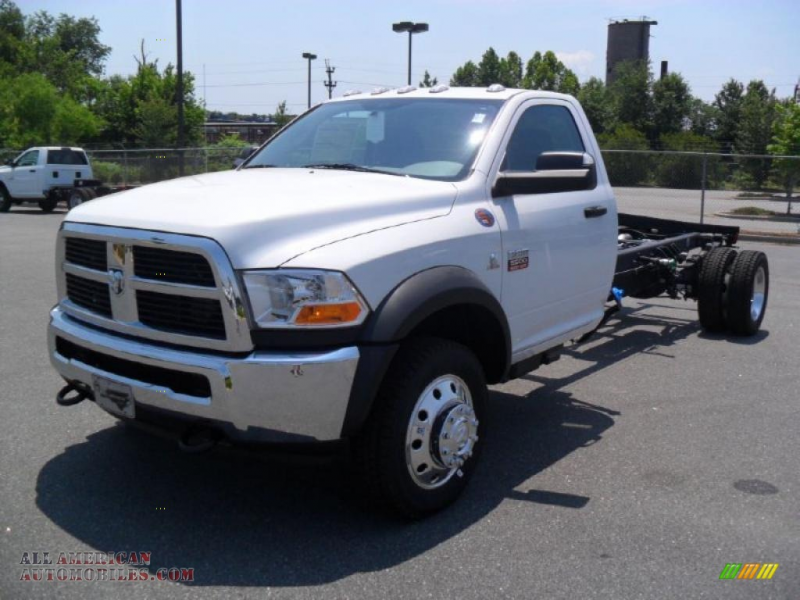 2011 Dodge Ram 5500 HD ST Regular Cab 4x4 Chassis in Bright White ...