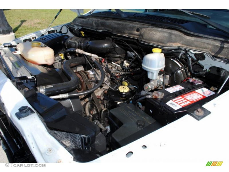 2002 Dodge Ram 1500 SLT Quad Cab 4x4 5.9 Liter OHV 16-Valve V8 Engine ...