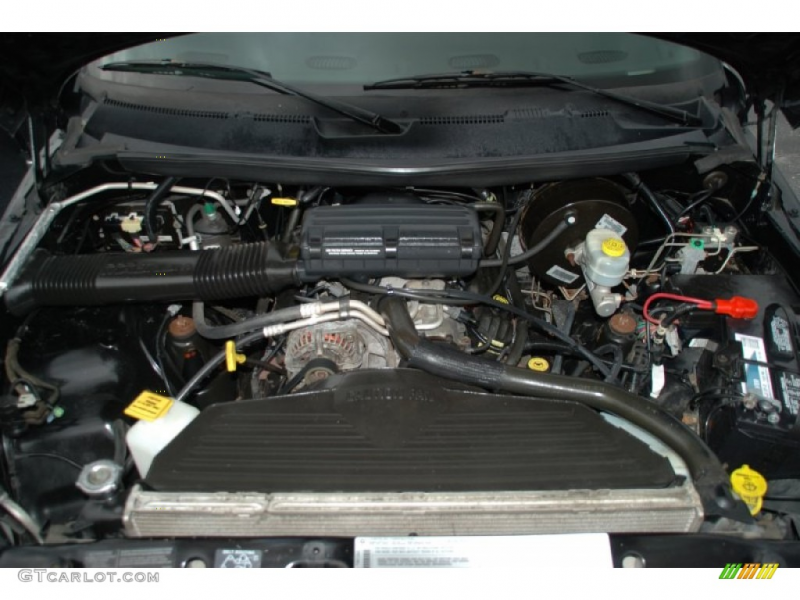 Dodge Ram 1500 Sport Extended Cab 4x4 5.9 Liter OHV 16-Valve V8 Engine ...